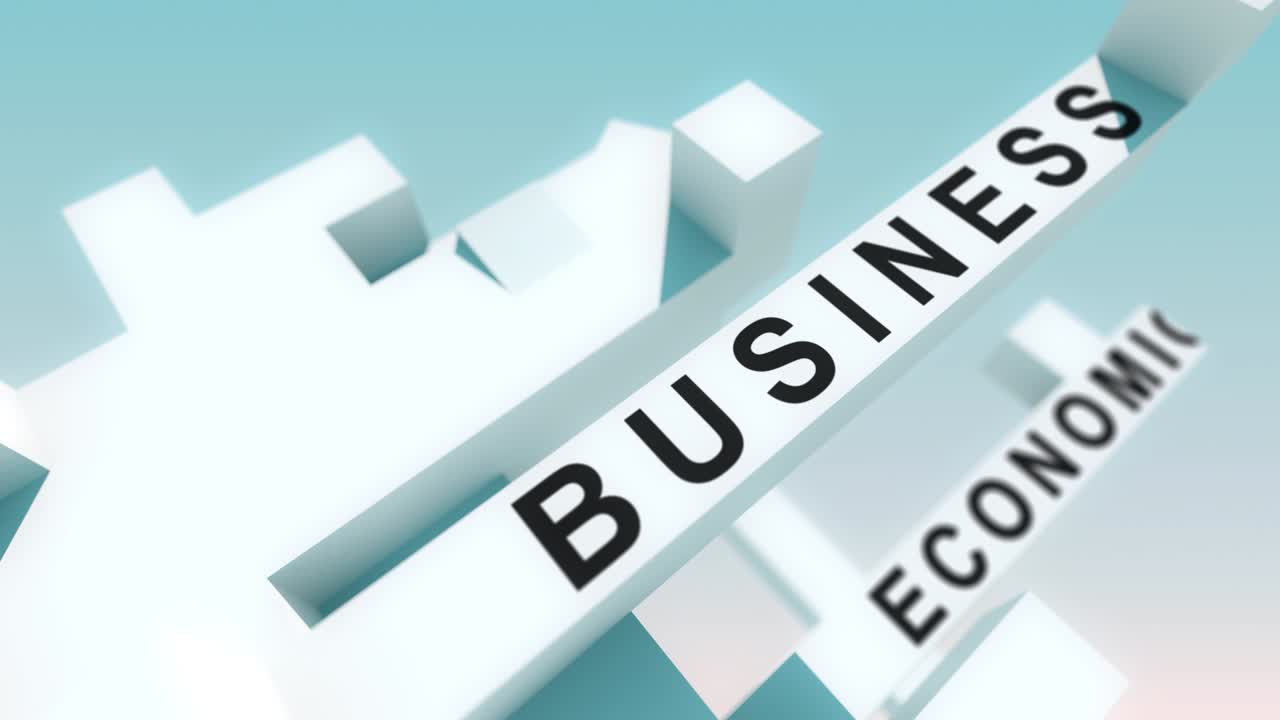 투자 수익률: 큐브로 애니메이션 된 단어