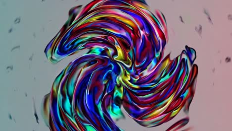 abstract swirling colorful design