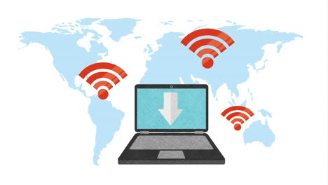 descarga de internet en todo el mundo