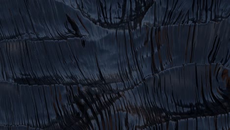 fondo abstracto negro. superficie desplazada detallada. superficie abstracta del planeta. textura de ruido. bucle de animación de renderización 3d. 4k uhd