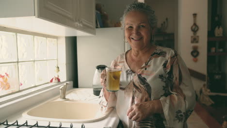 woman making tea with tea bag