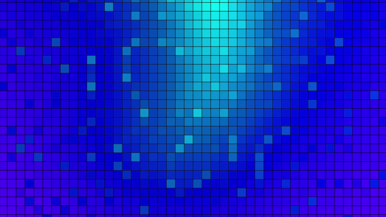 fondo de arte de píxeles azul abstracto