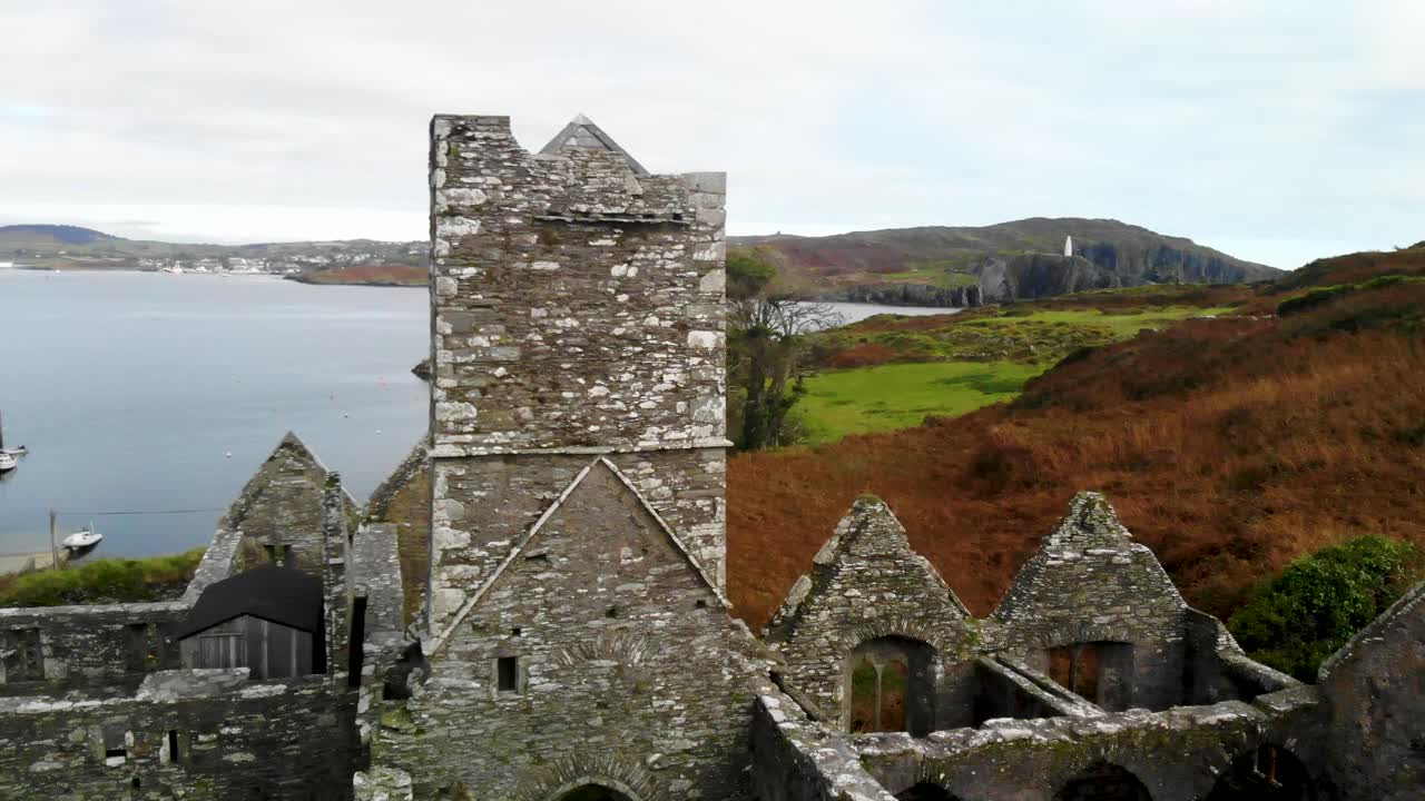 프란치스코 수도원 - 셔킨 섬 의 수도원, 공중 사진