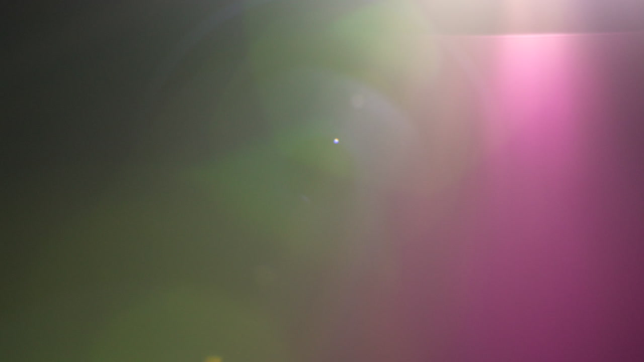 Organically captured warm lens flares on black background