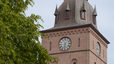 church tower detail with clock