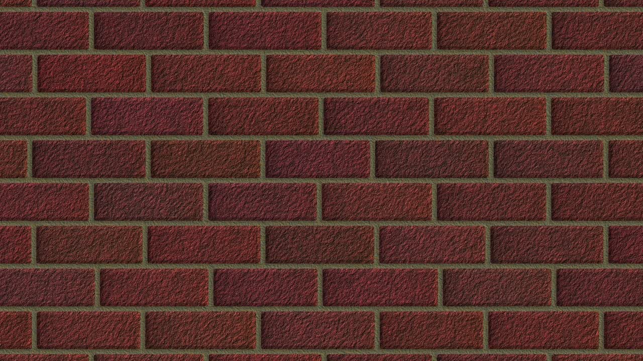 Moving Brick wall background. Seamless loop.