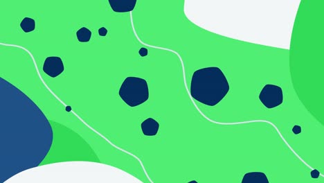 abstract green circle background