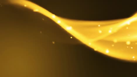 soft golden light swirls and flows gracefully across a dark backdrop, creating an enchanting and dreamy atmosphere. the luminous patterns evoke a sense of tranquility and wonder.