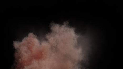 explosion and smoke effect