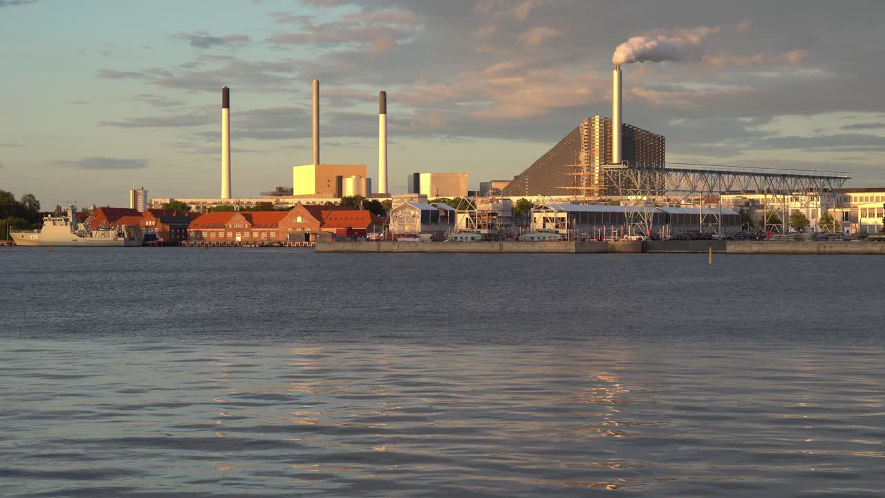 vista de copenhill desde kastellet, copenhague, dinamarca