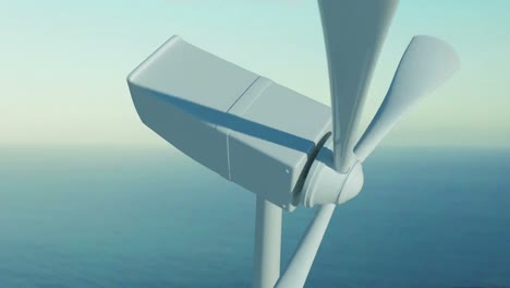 animation of wind turbine