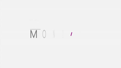 Animations-Introtext-Cyber-Monday-Auf-Weißem-Mode--Und-Minimalismus-Hintergrund