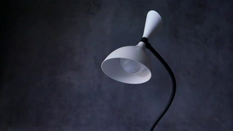 modern white and black table lamp