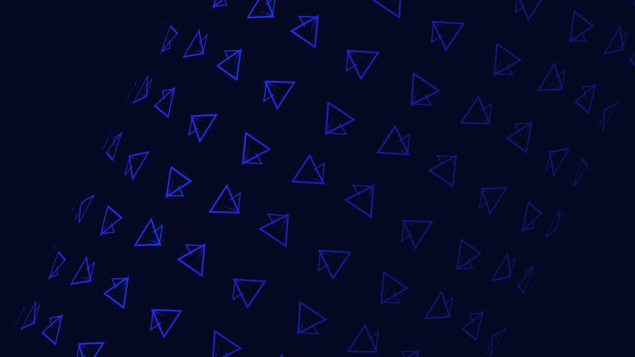 patrón geométrico abstracto con triángulos azules