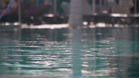 close up of water in holiday hotel swimming pool 1