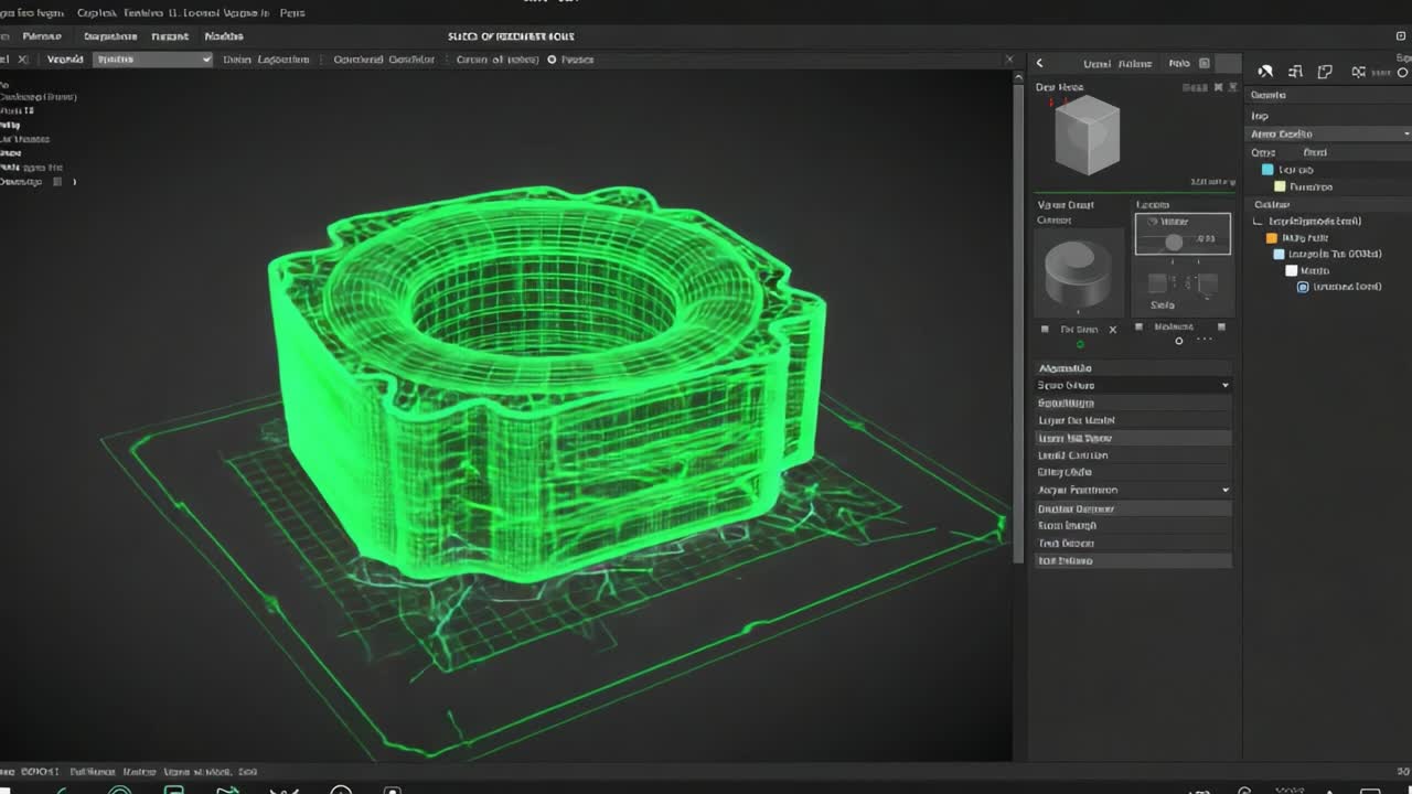 3D Model Visualization: A Seamless Transition from Wireframe to Fully Rendered Design in Digital Creation Tools