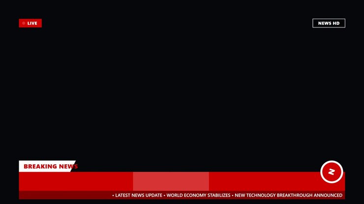 Breaking News Broadcast Lower Third Graphic Overlay