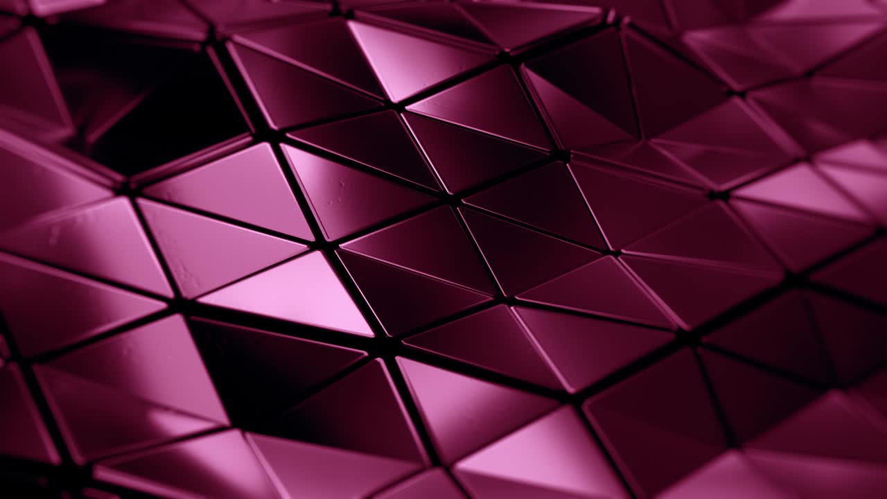 el concepto de polígonos triángulos abstractos fondo, limpio, hermoso, suave, brillante, simple, desenfoque de movimiento borroso, vórtice, negocios, finanzas, tecnología, futuro, juego, internet, datos, educación, moderno, web, móvil, animación 3d, video en bucle