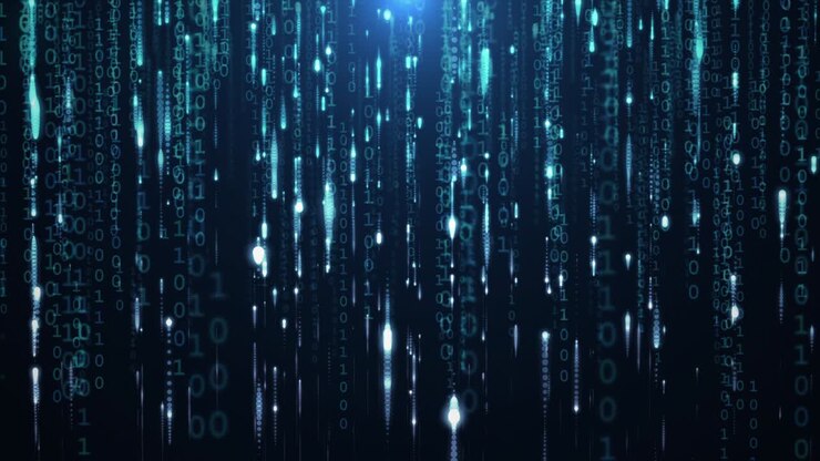 Binary Code Animation - 4K Loopable