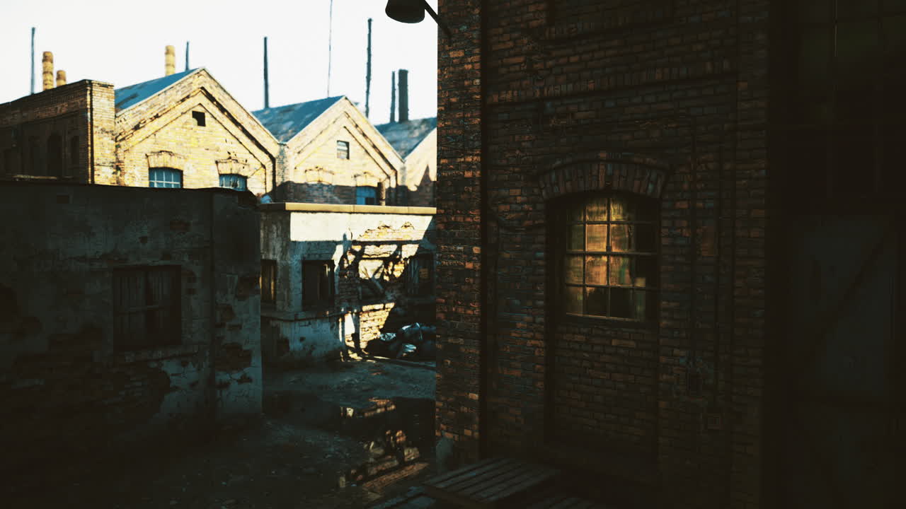 Urban factory buildings