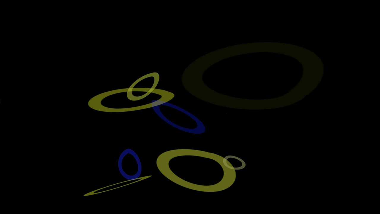 fondo negro con movimiento ovalado