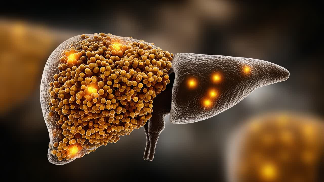 Detailed Visualization of a Fatty Liver: Exploring Hepatic Lipid Accumulation and Cellular Changes in a Microscopic View of Liver Health