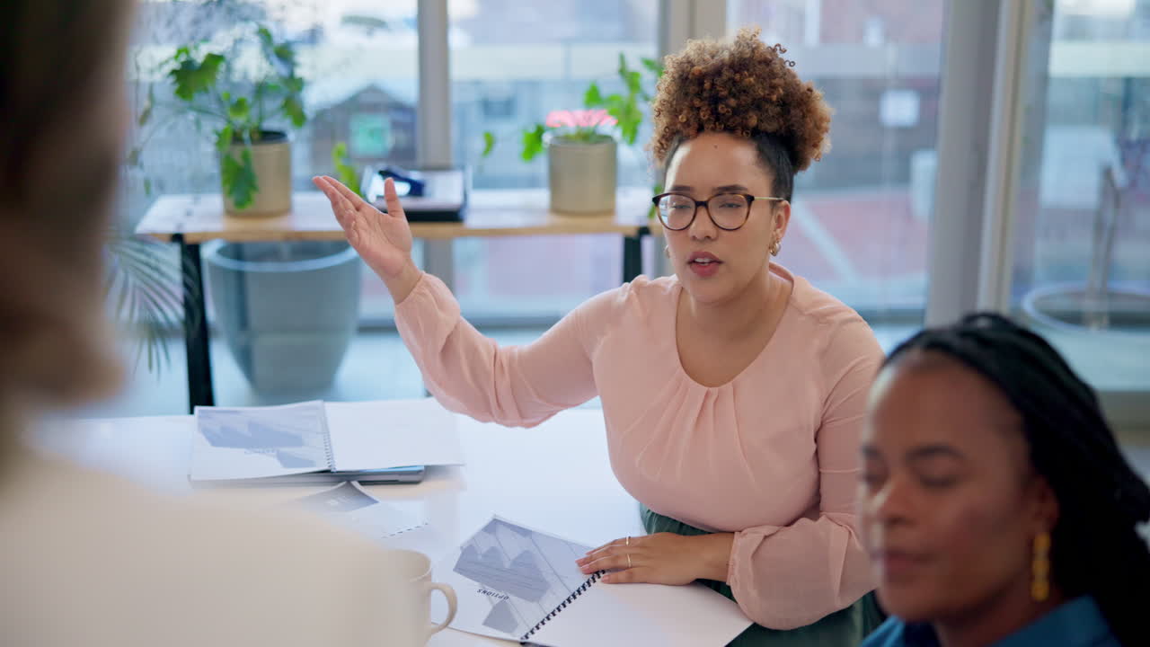 Business people, meeting and question