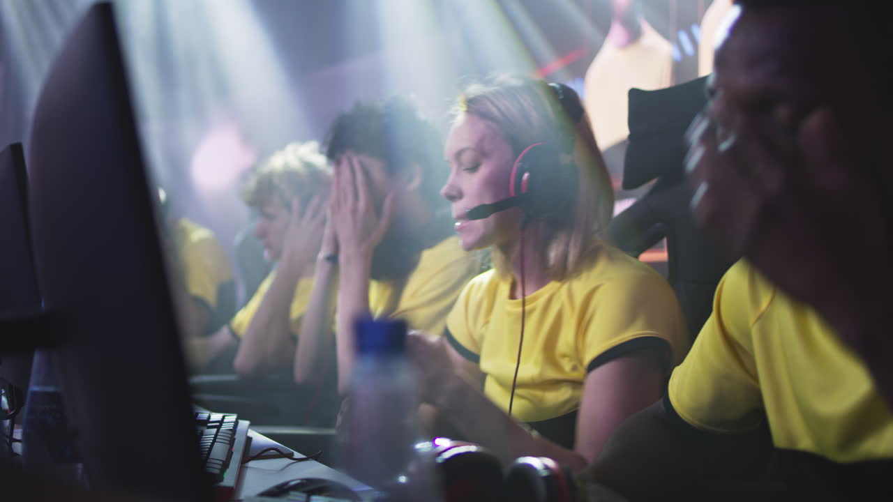 Esports team at a gaming competition