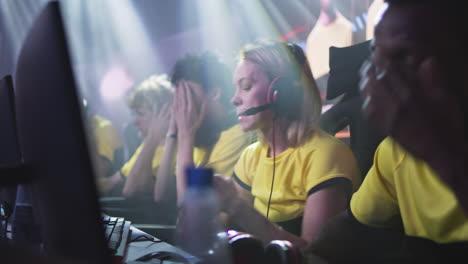 esports team at a gaming competition