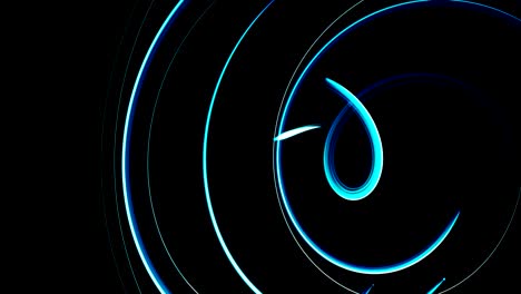 abstract spiral rotating glow lines, computer generated background, 3d rendering background