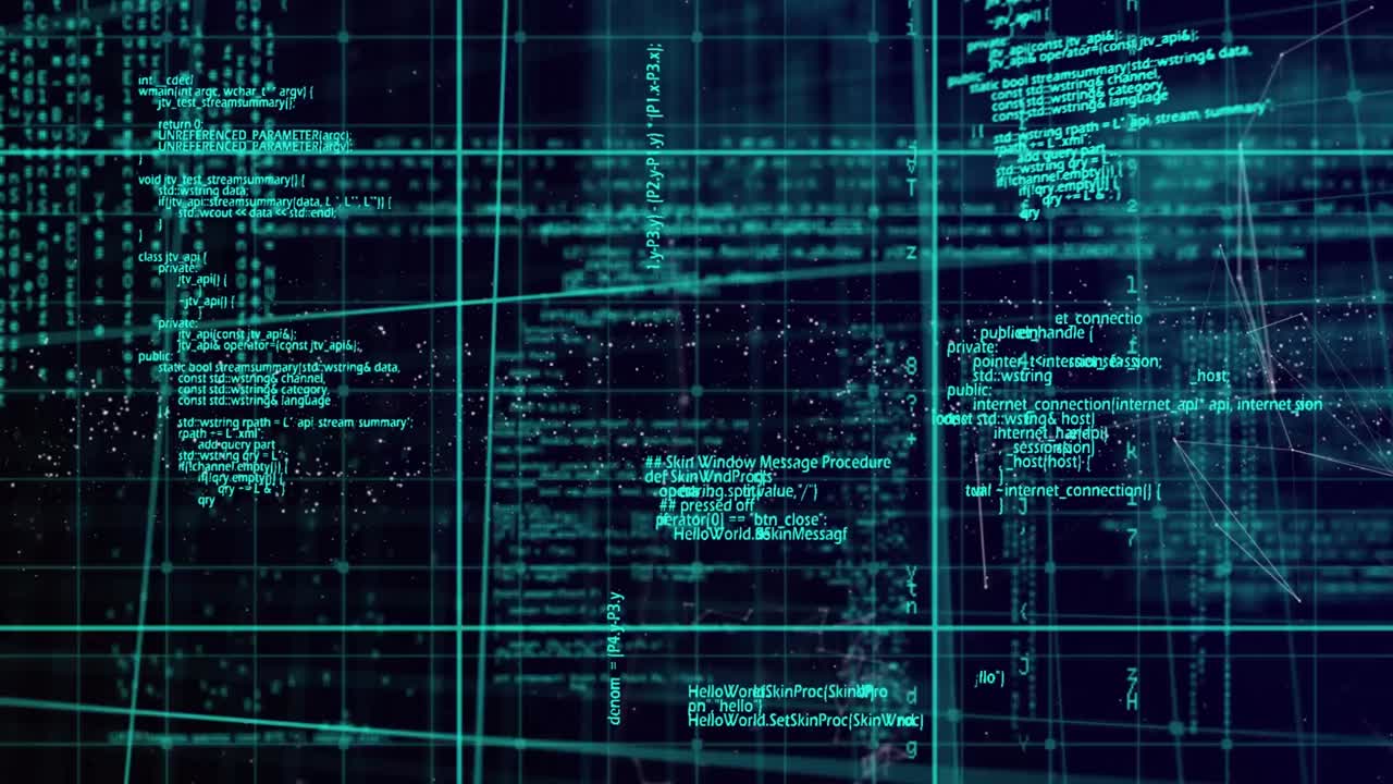 Animation of shapes over data processing