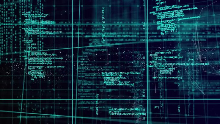 Animation of shapes over data processing