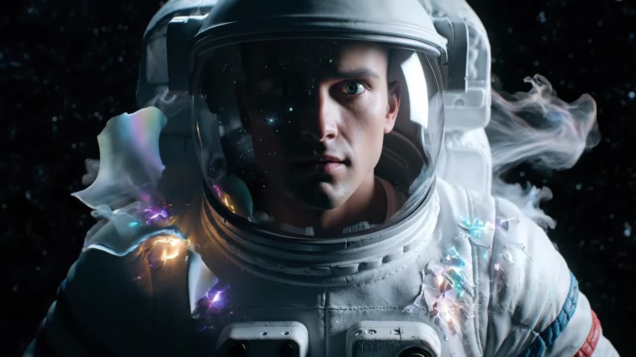 Astronaut i rummet