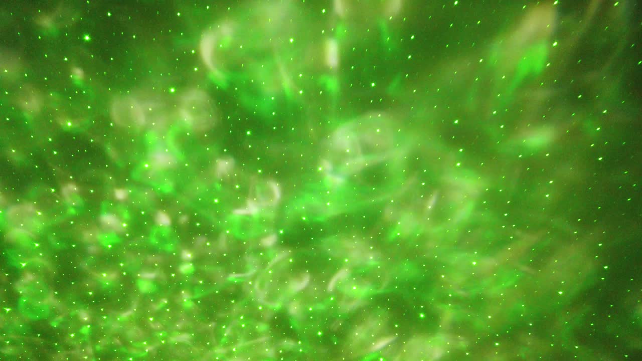 vídeo corto de una secuencia de efectos de iluminación artificial