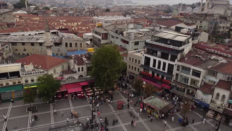 historic grand bazaar aerial footage with a drone