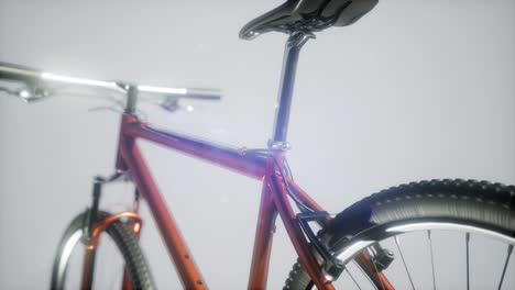 mountain sport bike in studio