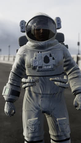 astronaut in space suit