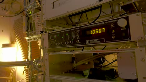 the inside devices of a telescope in the alma observatory