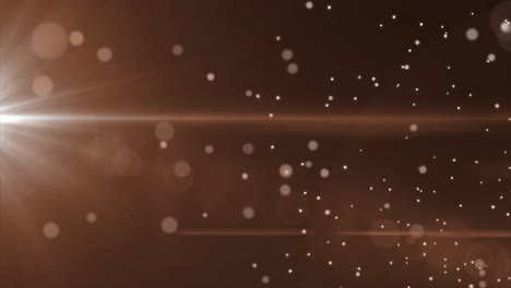 abstract brown background with particles and light leaks