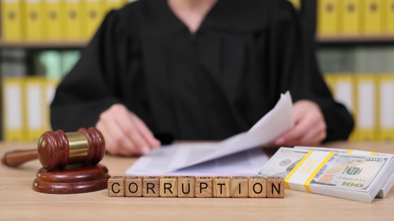 Corruption and bribery in the legal system