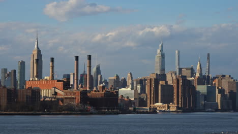 panoramablick auf manhattan, new york city
