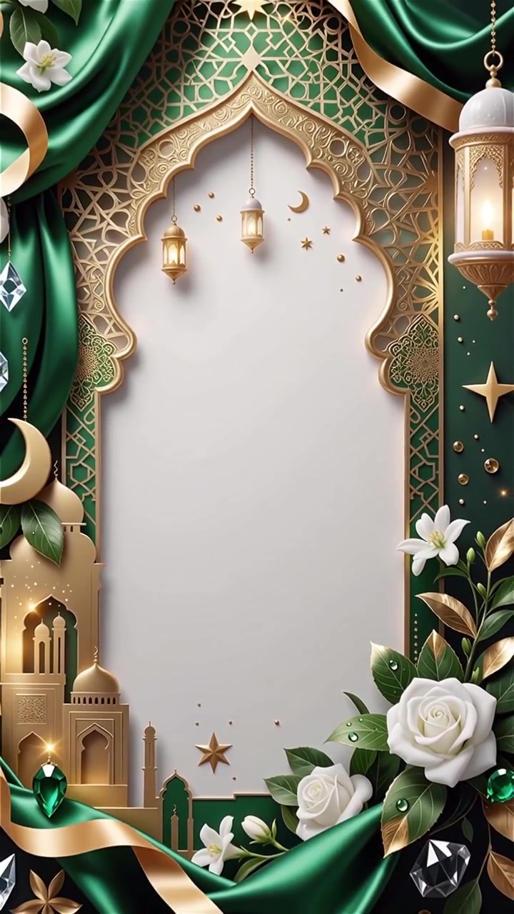 Compleanno del Profeta Maometto Mawlid al-Nabi Sfondo Islamico