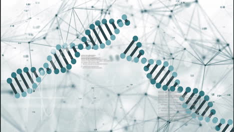 animation of dna strands and data processing