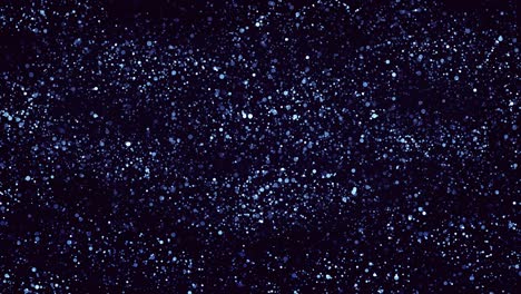 blue glitter particles background