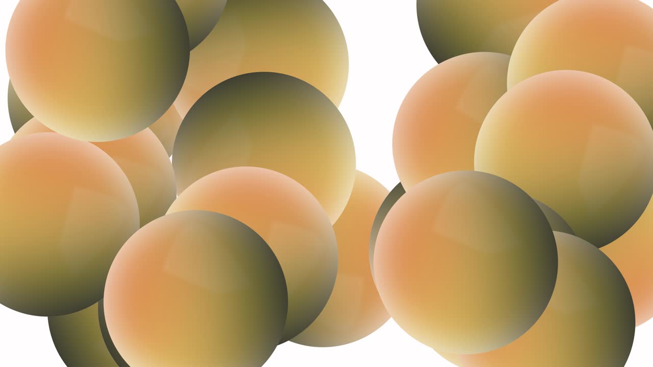 esfera abstracta globos o bolas se mueven fondo gracioso