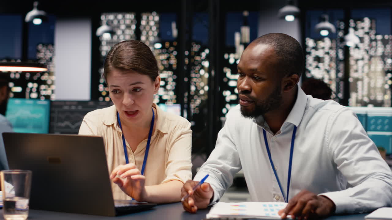 Diverse group of business professionals working together in workspace
