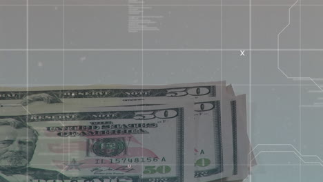 contando billetes de un dólar en una mesa