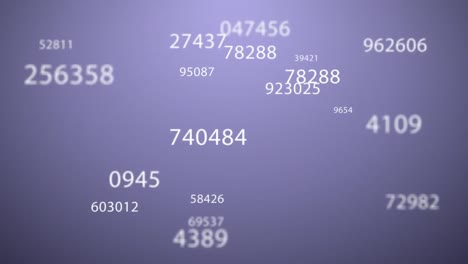 Animation-of-multiple-changing-numbers-against-grey-background