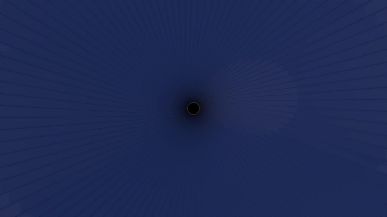 Abstract Blue and Black Circle Pattern