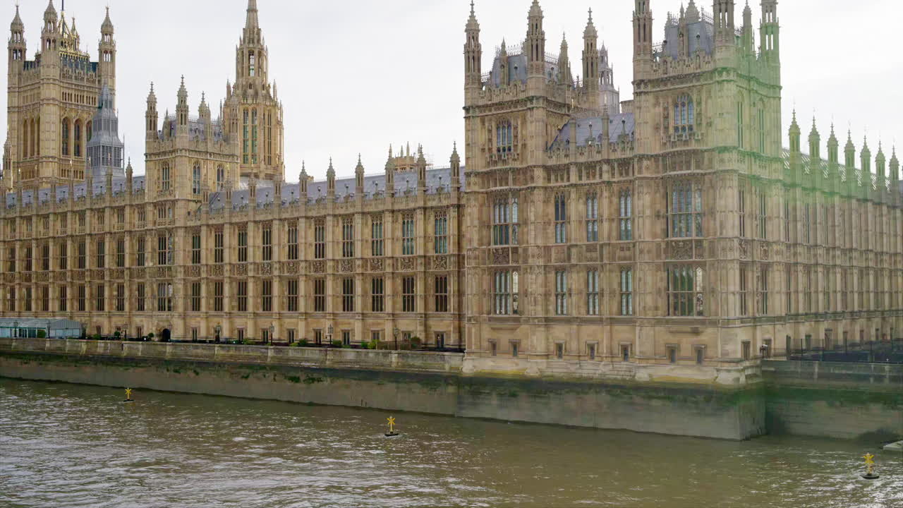 View of the Westminster Palace in London, United Kingdom. View from the Westminster bridge